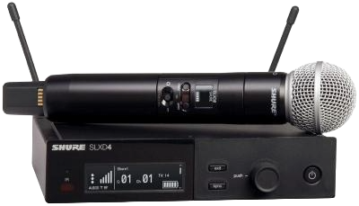 Shure location micro hf sans fil axient digital ur4d qlxd slxd la rochelle rent